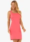 Rovitex - Vestido Feminino Ribana Curto Preto - variação: Laranja