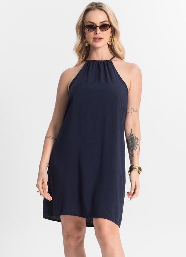 Select - Vestido Feminino Tecido Viscose Azul 4