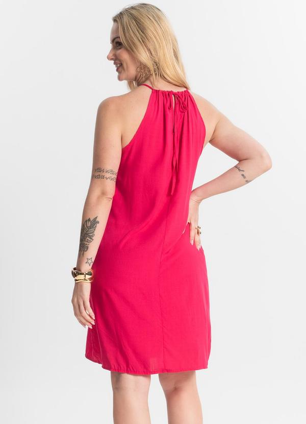 Select - Vestido Feminino Tecido Viscose Rosa 2