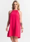 Select - Vestido Feminino Tecido Viscose Roxo - variação: Rosa