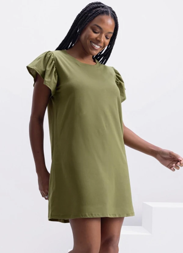 Essendi - Vestido Feminino Verde