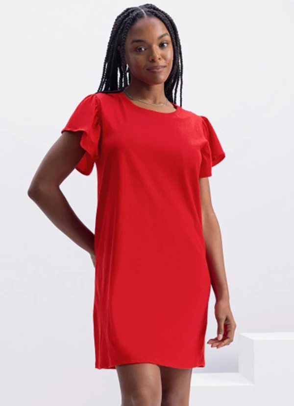 Essendi - Vestido Feminino Vermelho