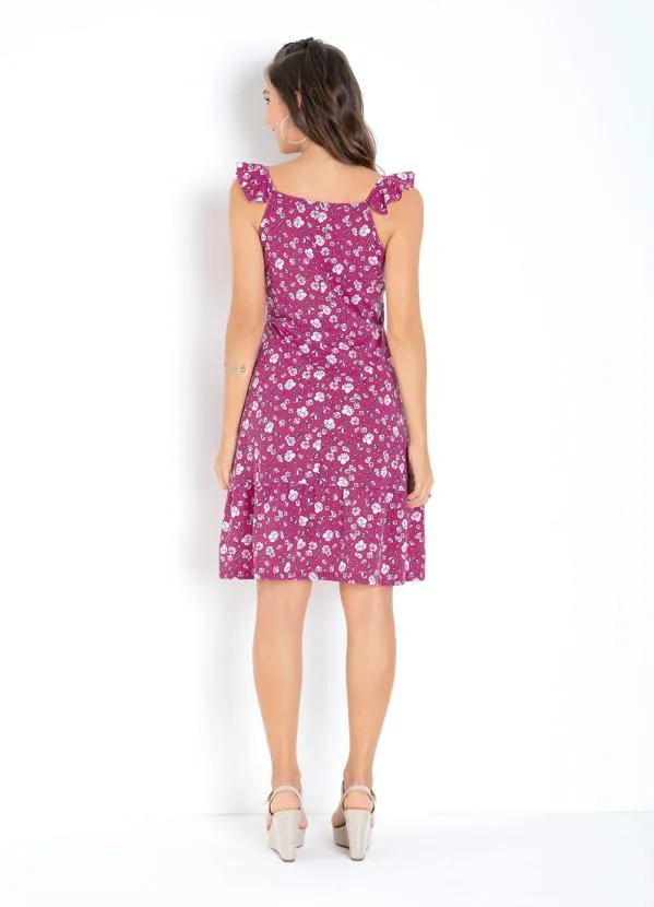 Moda Pop - Vestido Floral com Babados 4