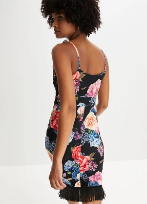 bonprix - Vestido Floral Grande em Malha Fria - BONPRIX