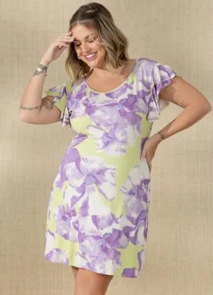 Quintess - Vestido Floral Lima com Bolsos - QUINTESS