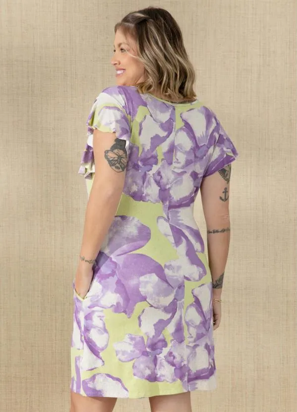 Quintess - Vestido Floral Lima com Bolsos 8