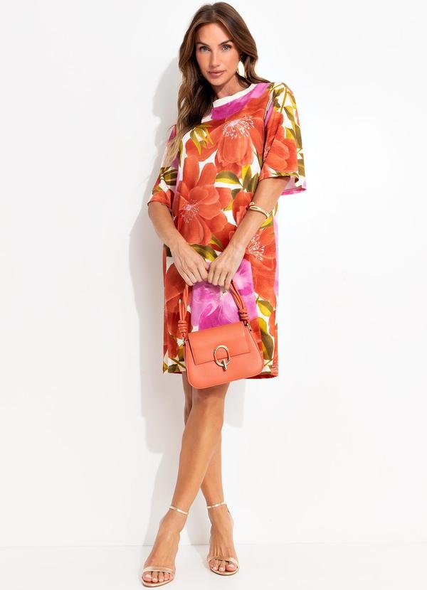 Quintess - Vestido Floral Maxi em Malha Fria 7