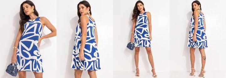 Vestido Floral Pincelado