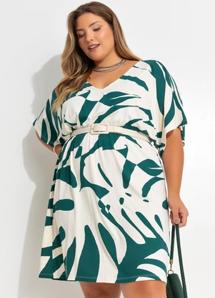 Quintess - Vestido Floral Tropical - QUINTESS