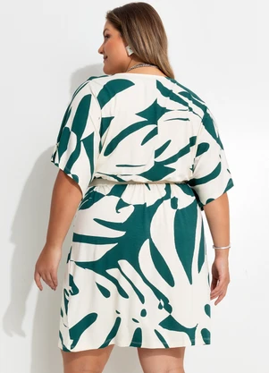 Quintess - Vestido Floral Tropical - QUINTESS