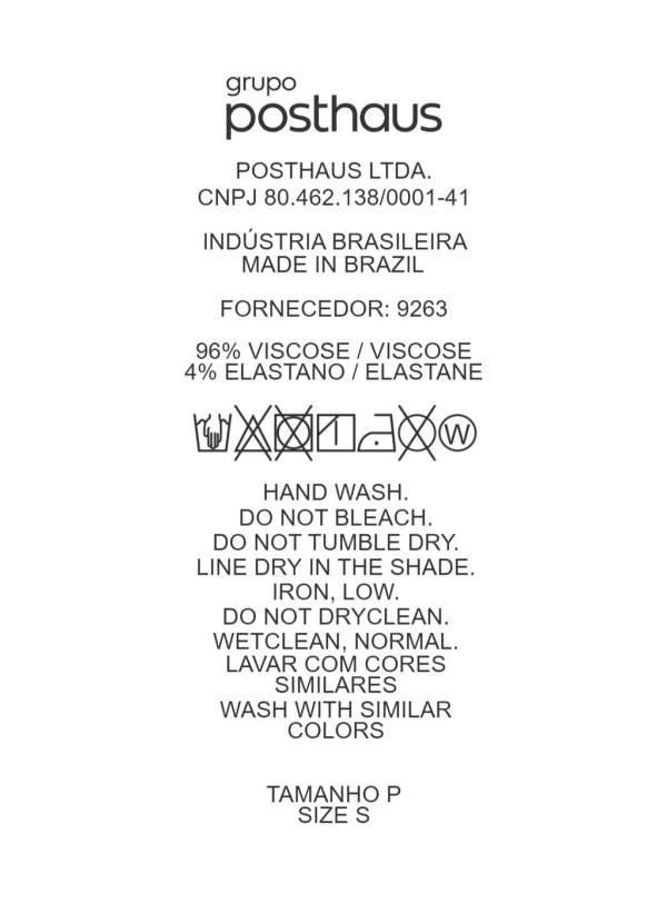 Quintess - Vestido Floresta Preta em Malha de Viscose 6