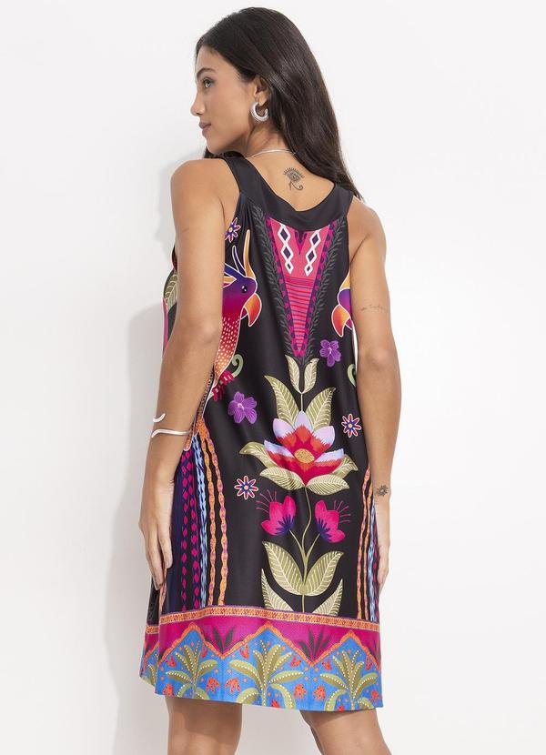 Quintess - Vestido Folhagem Verde 2