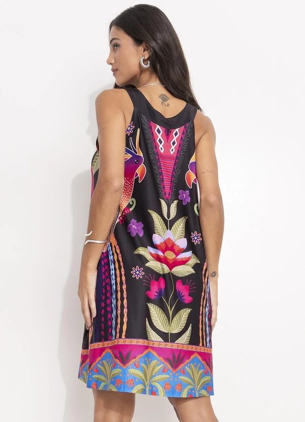 Quintess - Vestido Folhagem Verde 2