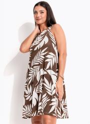 Vestido Folhagem Verde