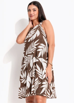 Quintess - Vestido Folhagem Verde - QUINTESS