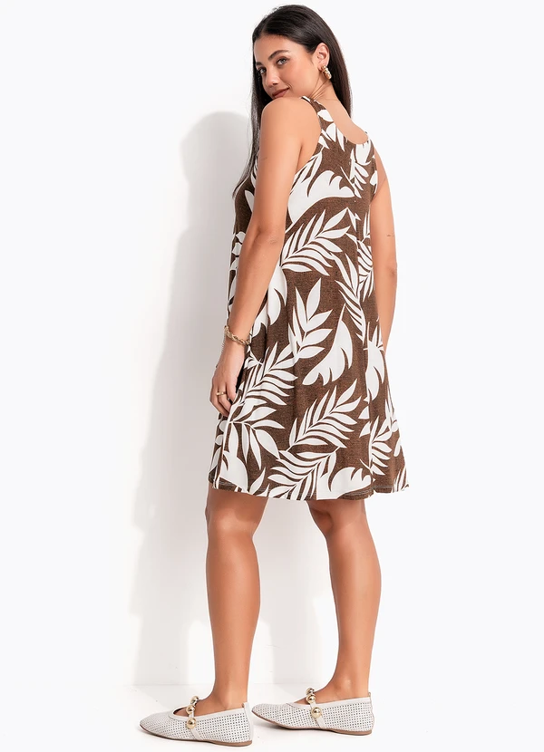 Quintess - Vestido Folhagem Verde 3