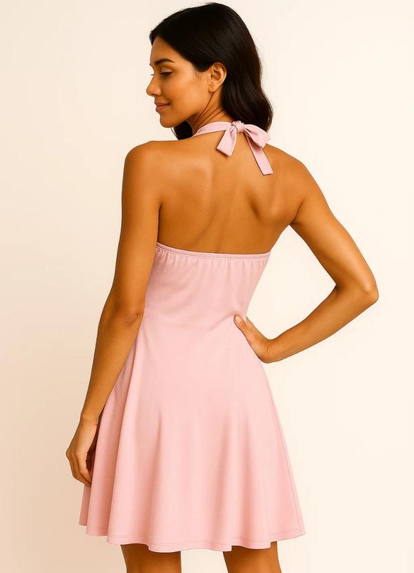 E-blossom - Vestido Frente Unica Rosa Claro 2