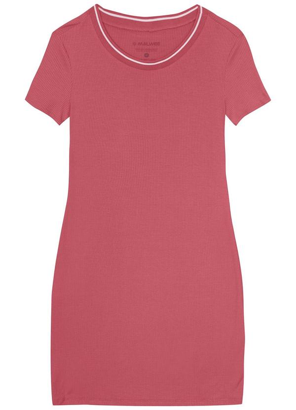 Malwee - Vestido Goiaba Curto Reto