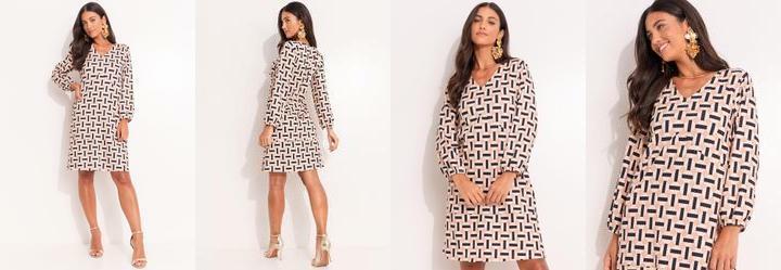 Vestido Gravataria em Malha Fria