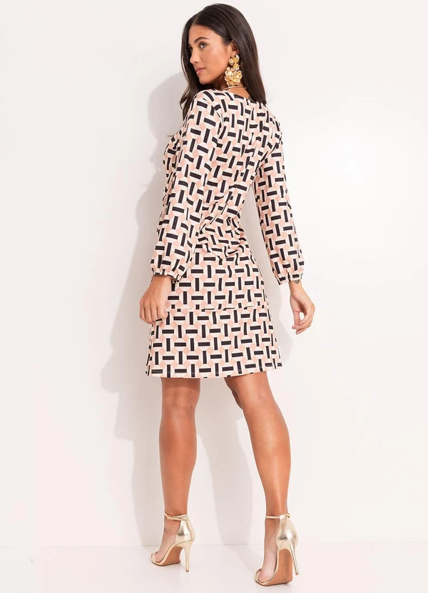 Quintess - Vestido Gravataria em Malha Fria 2