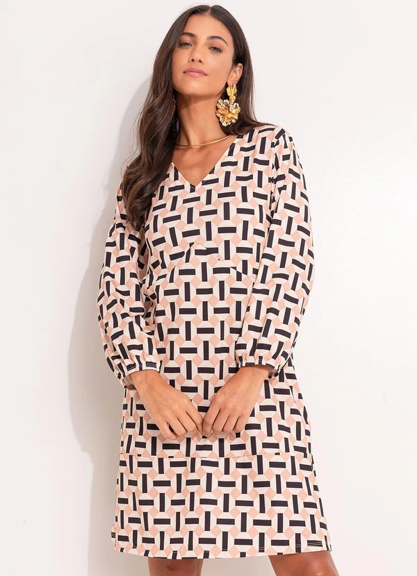 Quintess - Vestido Gravataria em Malha Fria 3