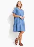 Vestido Jeans Claro em Jeans