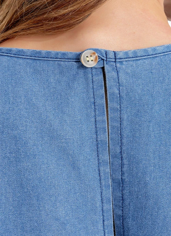 Quintess - Vestido Azul Claro em Jeans 5