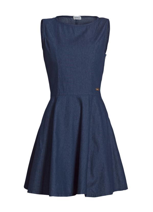 Quintess - Vestido Jeans Evasê 7