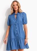 Vestido Jeans Mdio em Jeans