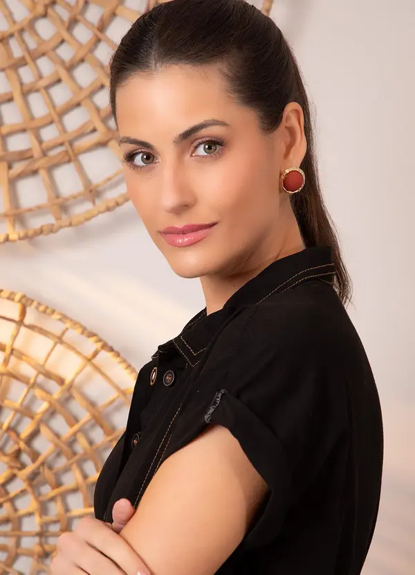 Quintess - Vestido Jeans Preto em Jeans 6