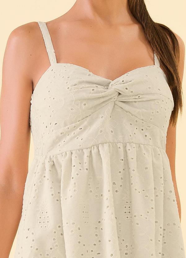 Angel - Vestido Laise Bege 3