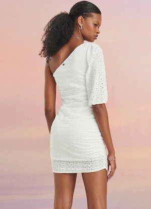 Authoria - Vestido Laise Branco Branco - AUTHORIA