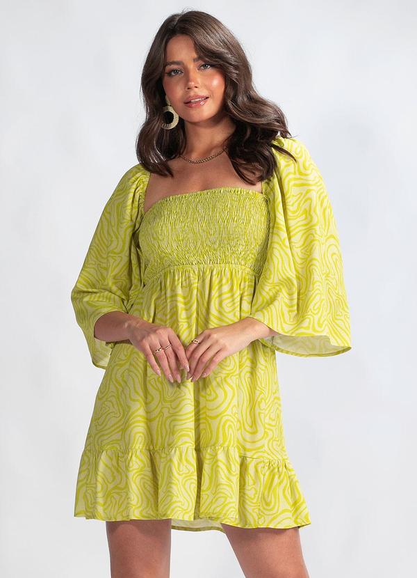 Animale Jeans - Vestido Lastex Organico Viscose Verde