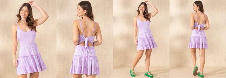 Vestido Lils com Amarrao nas Costas
