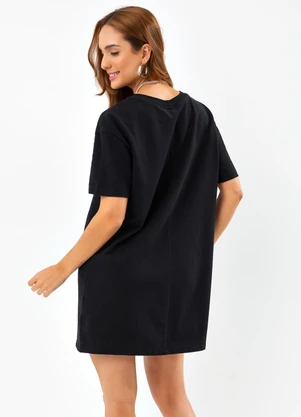 John John - Vestido Line Preto - JOHN JOHN