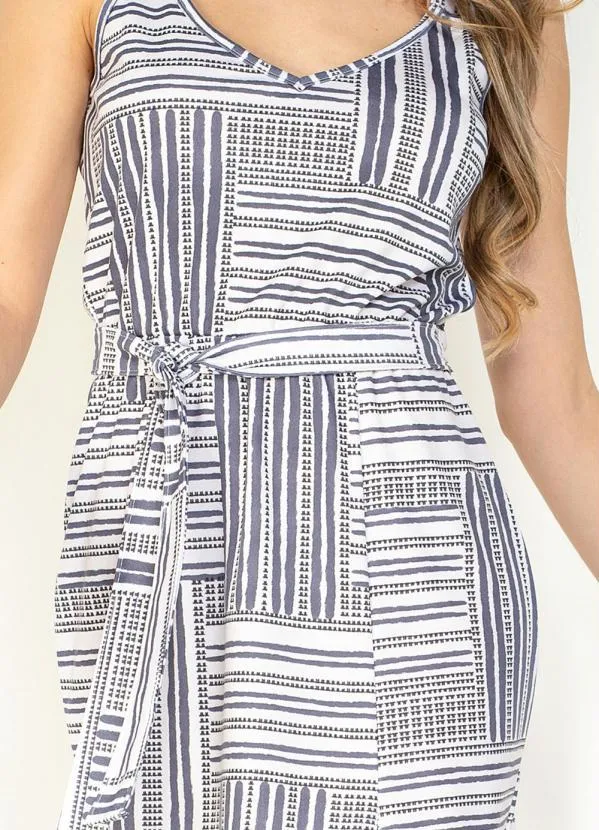 Moda Pop - Vestido Linhas de Alças com Fenda 3