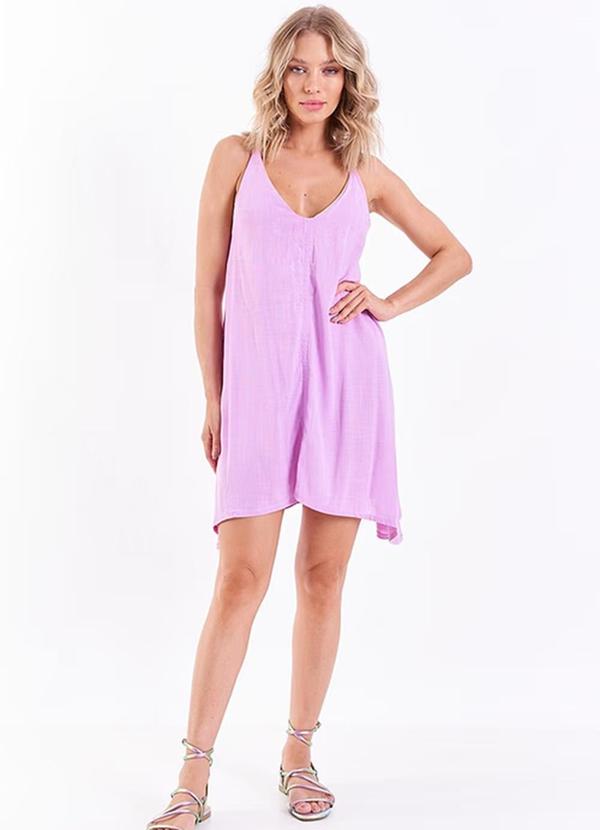 Amo Brand - Vestido Linho Lilás 2