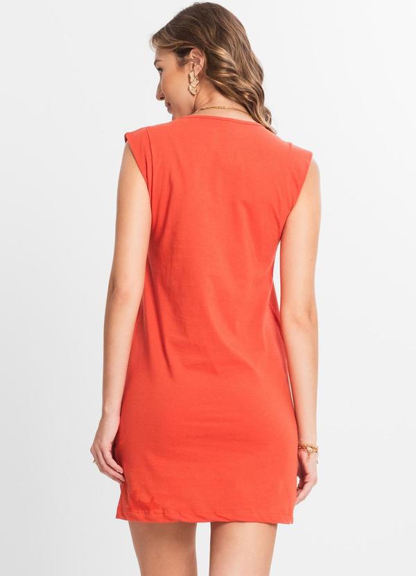 Select - Vestido Liso Feminino Laranja 2