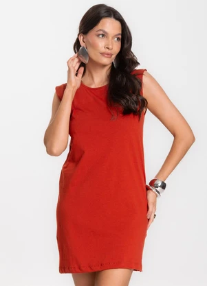 Select - Vestido Liso Feminino Laranja - SELECT