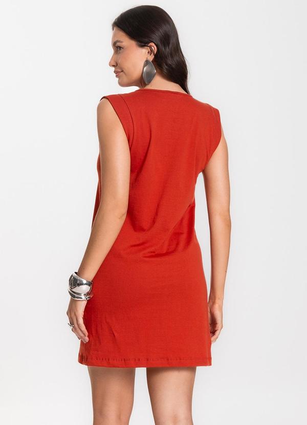 Select - Vestido Liso Feminino Laranja 2