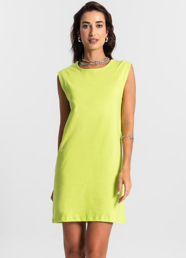 Select - Vestido Liso Feminino Verde