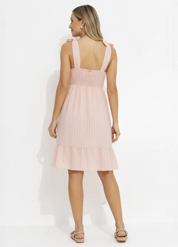 Quintess - Vestido Listras em Tecido Plano de Algodão 2