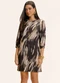 Endless - Vestido Manga 3/4 Viscose Khyara Preto - variação: Preto