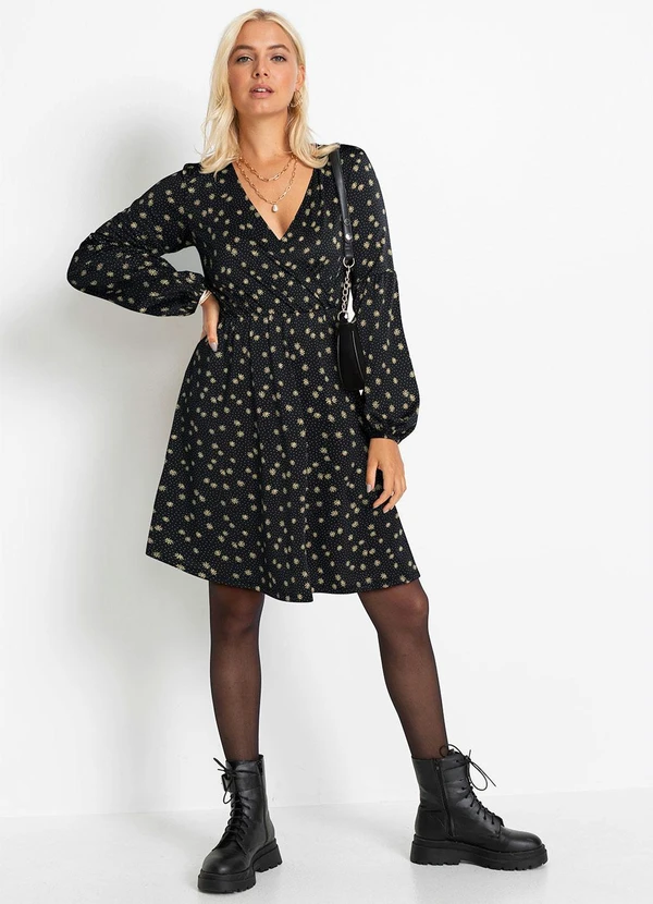 bonprix - Vestido Manga Bufante Floral Liberty 3