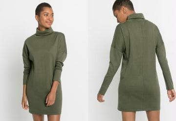 Vestido Manga Longa Verde