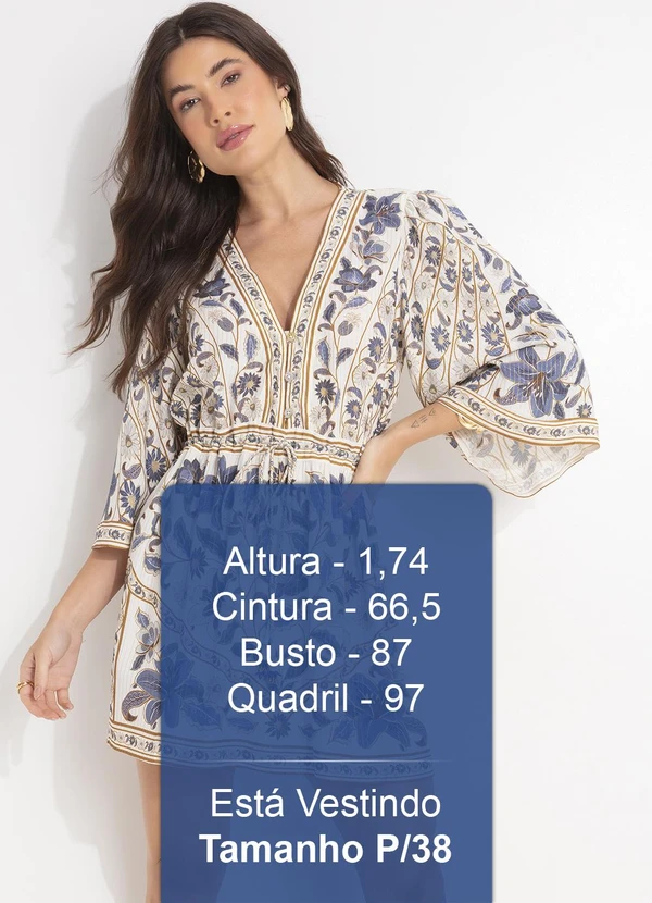 Farm - Vestido Manga Marcelle Off White 5