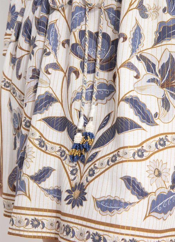 Farm - Vestido Manga Marcelle Off White 9