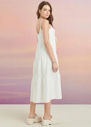 Authoria - Vestido Marias Off White Off White - AUTHORIA