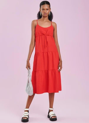 Authoria - Vestido Marias Vermelho Vermelho - AUTHORIA