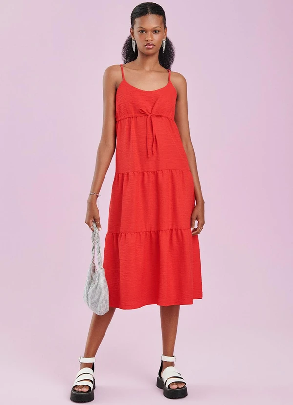 Authoria - Vestido Marias Vermelho Vermelho